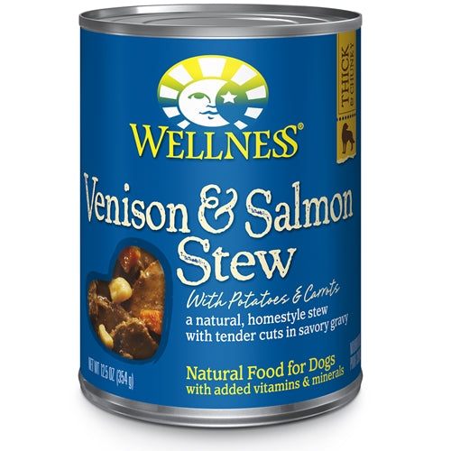 Wellness Venison and Salmon Stew Canned Dog Food