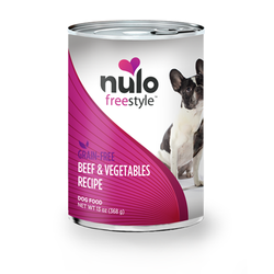 Nulo FreeStyle Grain Free Beef and Vegetables Canned Dog Food