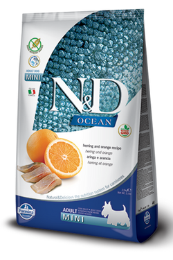 Farmina Natural & Delicious Ocean Herring & Orange Adult Mini Dog Food