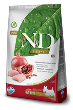 Farmina Natural & Delicious Prime Chicken & Pomegranate Adult Mini Dry Dog Food