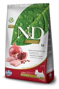 Farmina Natural & Delicious Prime Chicken & Pomegranate Adult Mini Dry Dog Food