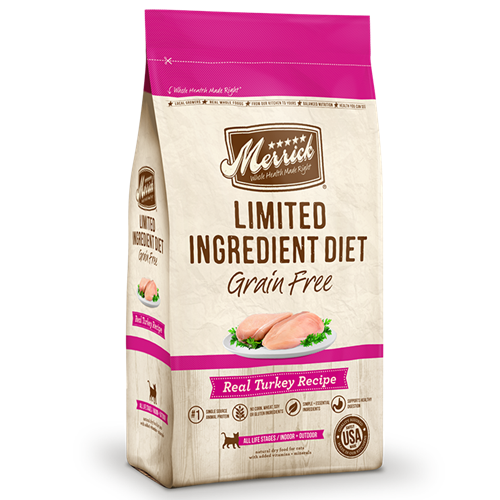 Merrick Limited Ingredient Diet - Real Turkey Recipe Dry Cat Food