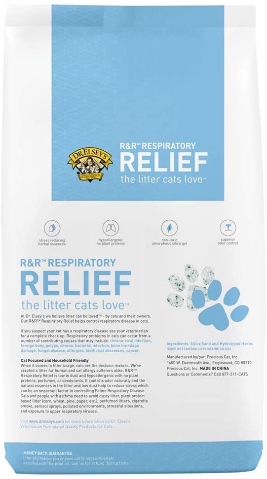 Dr. Elsey's R&R Respiratory Relief Silica Gel Cat Litter