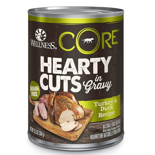 Wellness CORE Canned Hearty Cuts in Gravy Turkey & Duck
