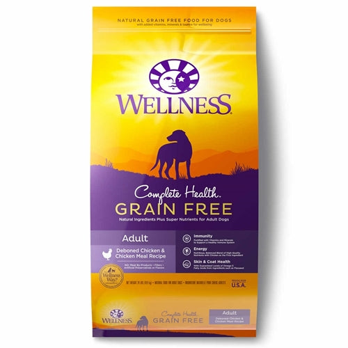 Wellness Complete Health Grain Free Adult Deboned Chicken & Chicken Meal Recipe Dog Food