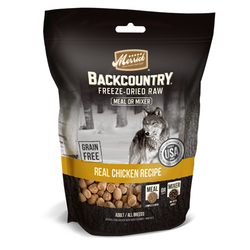 Merrick Grain Free Backcountry Freeze Dried Meal Mixer Real Chicken Recipe for Dogs