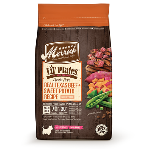 Merrick Lil Plates Grain Free Beef & Sweet Potatoes Recipe Dry Dog Food
