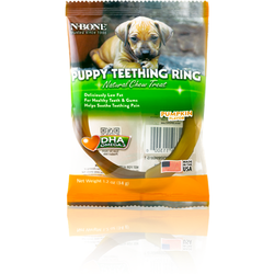 N-Bone Pumpkin Puppy Teething Chew Ring Treats