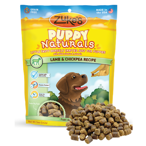 Zukes Puppy Naturals - Lamb and Chickpeas