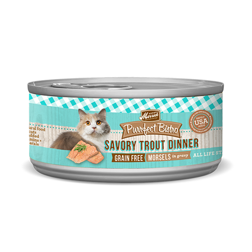 Merrick Purrfect Bistro Savory Trout Morsels Cat Cans