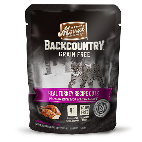 Merrick Backcountry Real Turkey Recipe Cuts Wet Cat Food