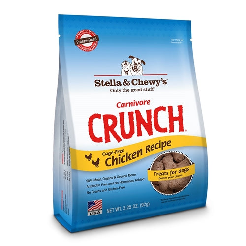Stella & Chewy's Carnivore Crunch Chicken Recipe Dog Treats