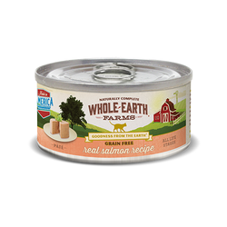 Whole Earth Farms Grain Free Real Salmon Recipe (Pate) Canned Cat Food