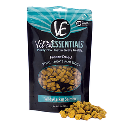 Vital Essentials Freeze Dried Wild Salmon Treats for Dogs