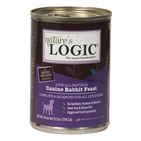 Nature's Logic Canine Rabbit Feast Canned Food
