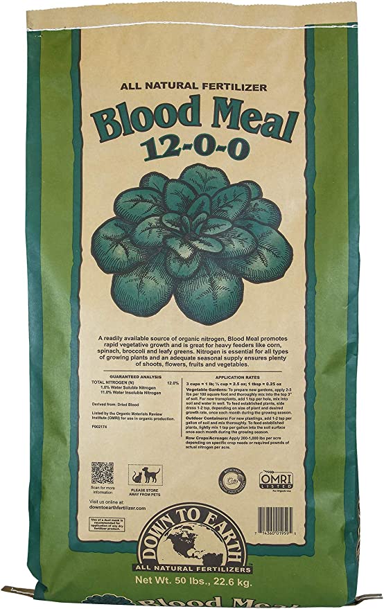 Down to Earth Blood Meal 50lb
