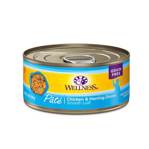 Wellness Chicken & Herring Canned Cat Food