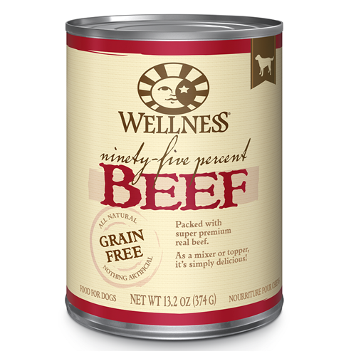 Wellness 95% Beef Canned Dog Food
