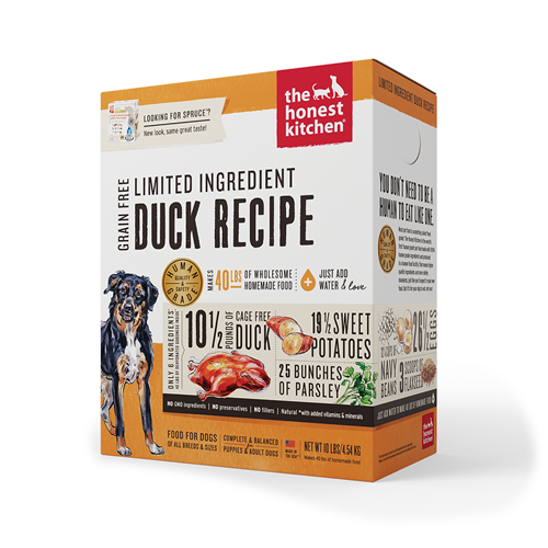 The Honest Kitchen Dehydrated Limited Ingredient Duck Dog Food