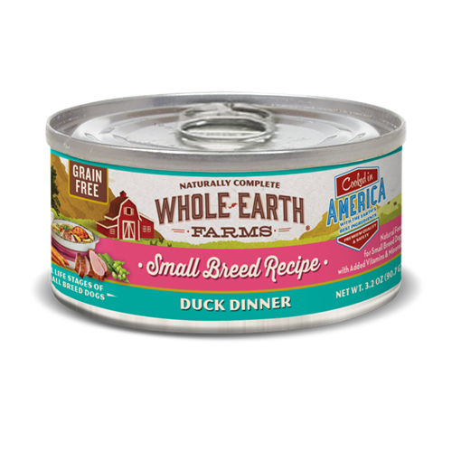 Whole Earth Farms Grain Free Small Breed Duck Canned Dog Food