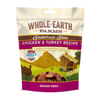 Whole Earth Farms Smokehouse Slices Chicken & Turkey Treats
