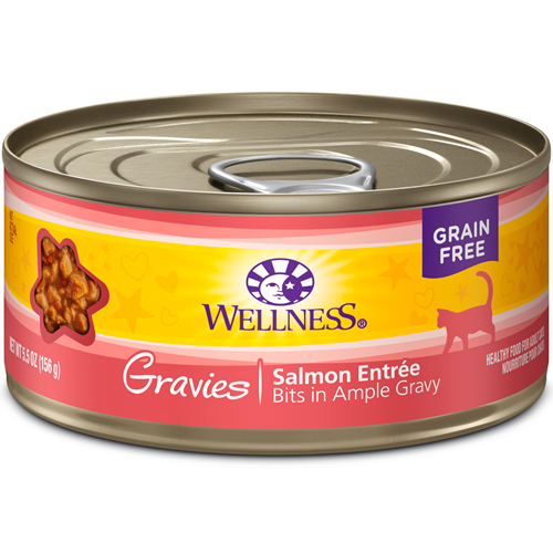 Wellness Complete Health Gravies Salmon Canned Cat Food