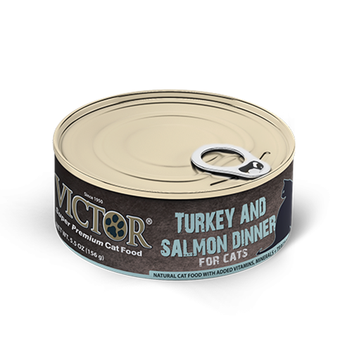 Victor Turkey and Salmon Pate Canned Cat Food