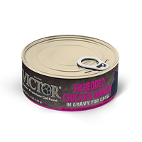 Victor Grain Free Shredded Chicken Dinner Canned Cat Food