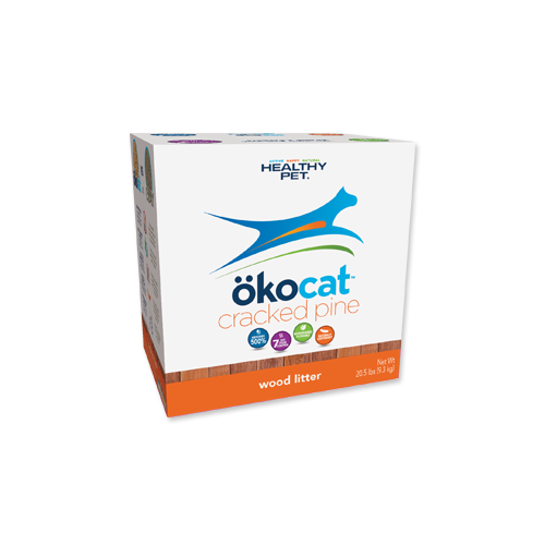 ökocat Cracked Pine Wood Natural Litter