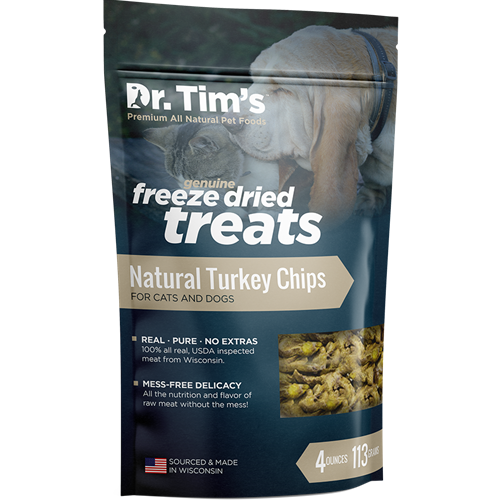 Dr. Tim's Natural Turkey Chips for Cats & Dogs