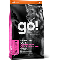 Go! Solutions Skin + Coat Care Grain Free Chicken Recipe for Dogs