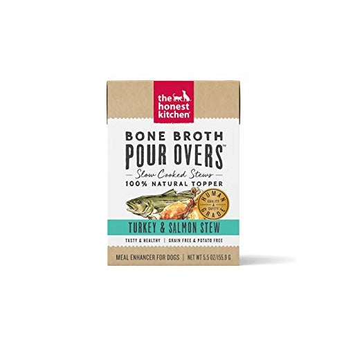 The Honest Kitchen Bone Broth Pour Overs Turkey & Salmon