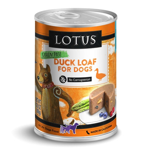 Lotus Dog Grain-Free Duck Loaf for Dogs