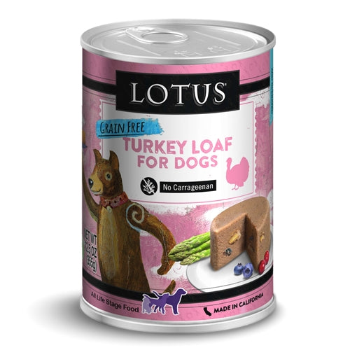 Lotus Dog Grain-Free Turkey Loaf for Dogs