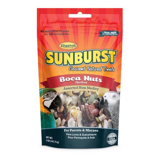 Higgins Sunburst Gourmet Natural Boca Nuts (Shelled) Parrot & Macaw Treats