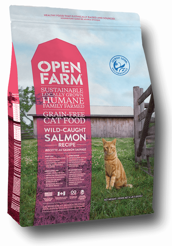 OPEN FARM Grain-Free Wild Caught Salmon Recipe for Cats