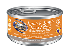 Nutrisource Grain Free Lamb & Lamb Liver Select Canned Cat Food