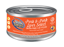 Nutrisource Grain Free Pork and Pork Liver Select Canned Cat Food