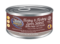 Nutrisource Grain Free Turkey & Turkey Liver Select Canned Cat Food
