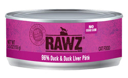 RAWZ 96% Duck & Duck Liver Pate Cat Food