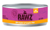 RAWZ 96% Rabbit & Pumpkin Pate Cat Food