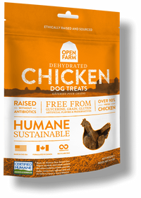 OPEN FARM Grain-Free Dehydrated Chicken Treats for Dogs