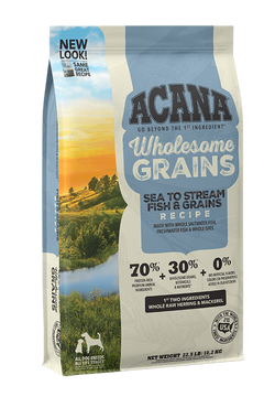 ACANA Wholesome Grains Sea to Stream Fish & Grains Recipe Dry Dog Food