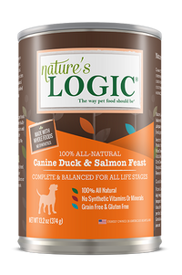 Nature's Logic Canine Duck & Salmon Feast Canned Food