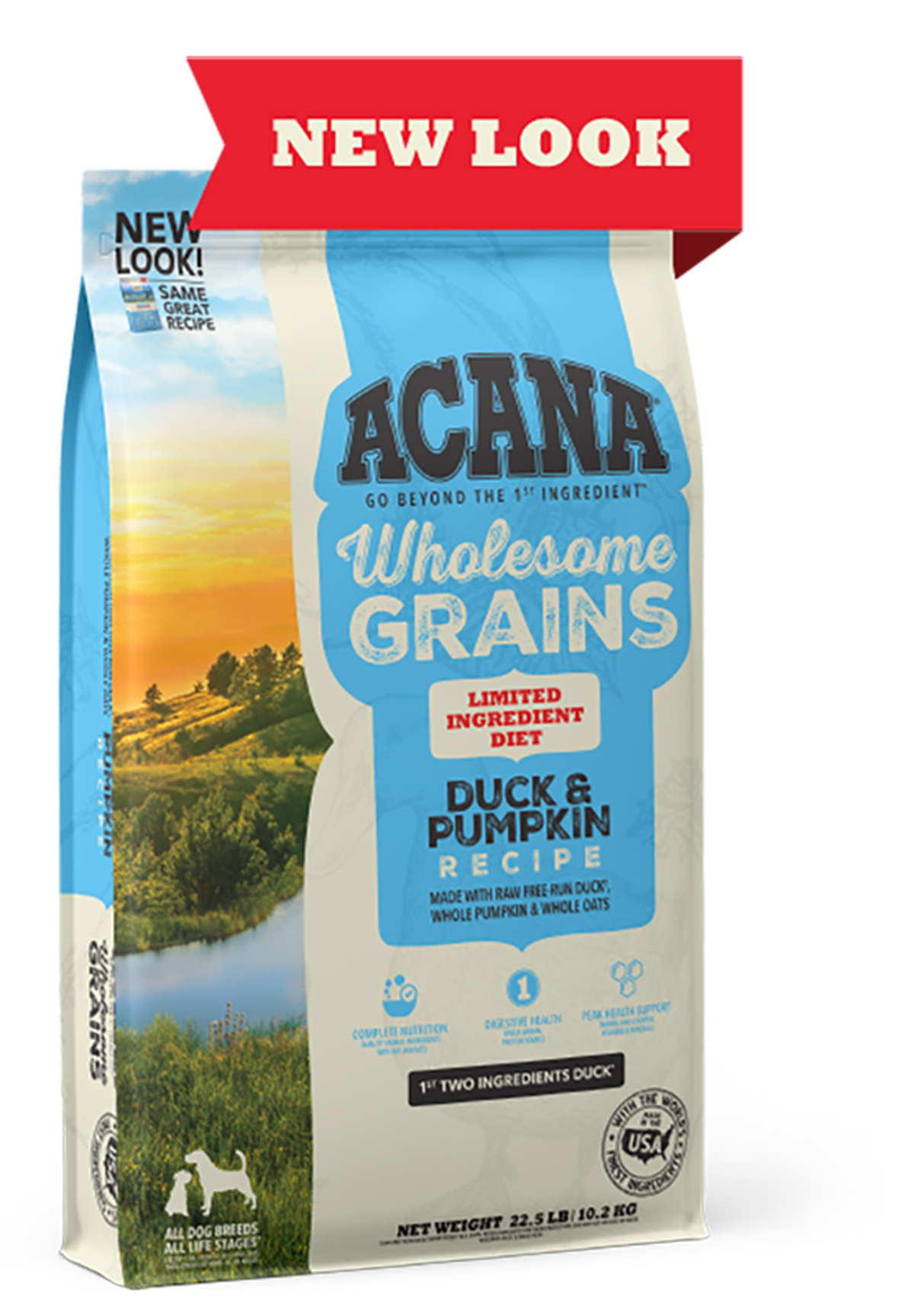 ACANA Wholesome Grains Duck Pumpkin Limited Ingredient Dry Dog