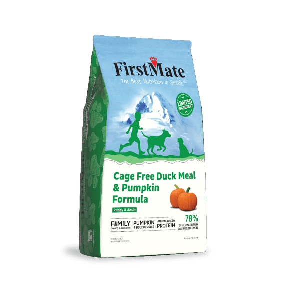 FirstMate Grain Free Limited Ingredient Diet Duck and Pumpkin Formula Dry Dog Food
