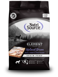 Nutrisource Element Series Grain Free Upland Stream Quail/Rabbit & Trout Dog Food