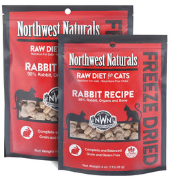 Northwest Naturals Freeze Dried Rabbit Recipe for Cats
