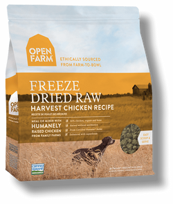 OPEN FARM Grain-Free Freeze-Dried Harvest Chicken Recipe for Dogs