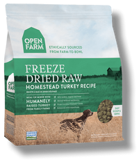 OPEN FARM Grain-Free Freeze-Dried Homestead Turkey Recipe for Dogs